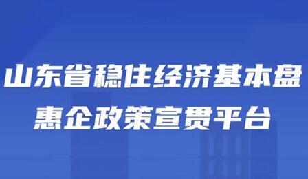 一站匯聚、精準(zhǔn)直達(dá)！環(huán)球軟件研發(fā)的山東省惠企政策宣貫平臺(tái)上線了